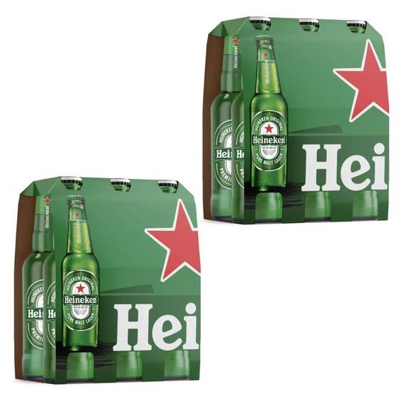 Imagem de Cerveja Heineken Lager Long Neck 330Ml - 12 Unidades