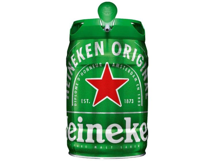 Imagem de Cerveja Heineken não Retornável Pilsen Barril 5L