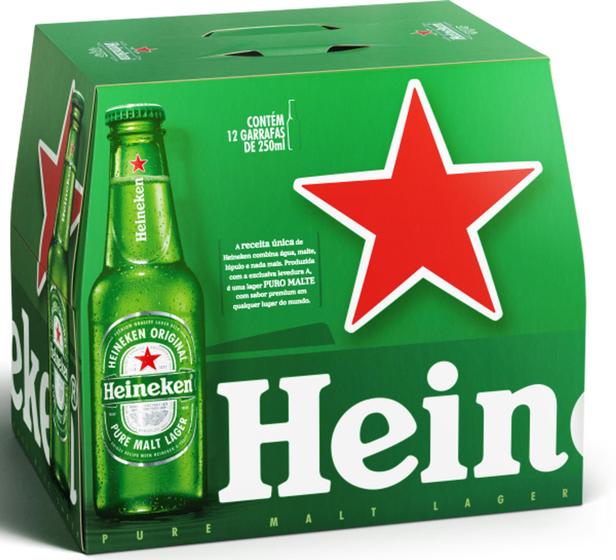 Imagem de Cerveja Heineken Premium Puro Malte Lager - 12 Unidades 473ml