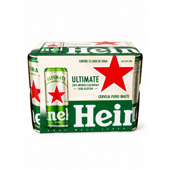 Cerveja Heineken Ultimate Lata 350ml com 12 unidades