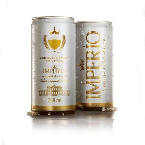 Imagem de Cerveja Imperio Lata 269Ml - Pack Com 12 Unidades