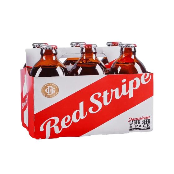 Imagem de Cerveja Jamaicana Red Stripe Lager Garrafa 330ml (Pack 6 Unidades)