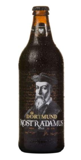 Cerveja Nostradamus Stout Dortmund 600ml Artesanal Escura