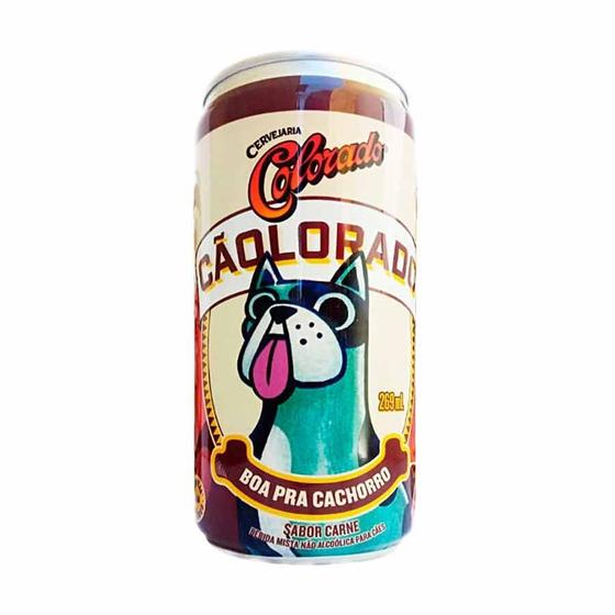 Imagem de Cerveja Padaria Pet Cãolorado para Cães Sabor Carne 269ml