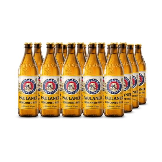 Cerveja Paulaner Lager Munchner Hell Alemã Box 500ml (20 Un)