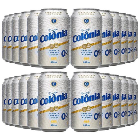 Imagem de Cerveja Pils Colônia 0,0% - Lata 350Ml - Nacional - 24 Un