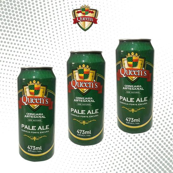Imagem de Cerveja Queens Pale Ale 473 ml - Kit com 3 latas