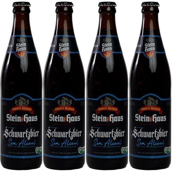 Imagem de Cerveja Sem Álcool Schwartzbier - Garrafa 500Ml - 04 Un