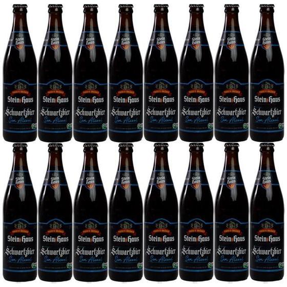 Imagem de Cerveja Sem Álcool Schwartzbier - Garrafa 500Ml - 16 Un