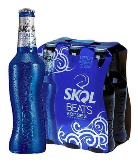 Imagem de Cerveja Skol Beats Senses Long Neck 269Ml 6 Unidades