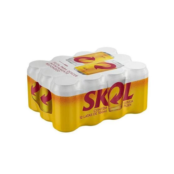 Cerveja Skol Pilsen Lata 350ml CX 12 UN é boa?