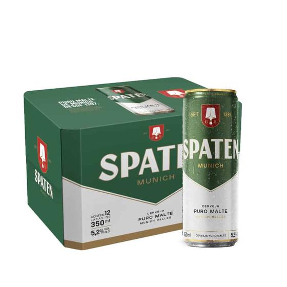 Menor preço em Cerveja Spaten Puro Malte 350ml (12 unidades)