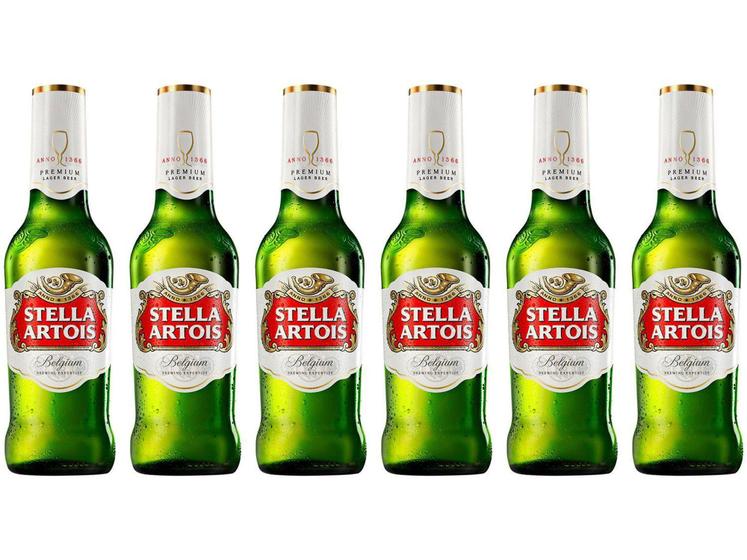 Imagem de Cerveja Stella Artois Lager 6 Unidades - 275ml