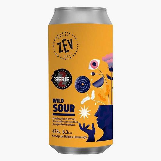 Imagem de Cerveja Zev Wild Sour Lata 473 ml