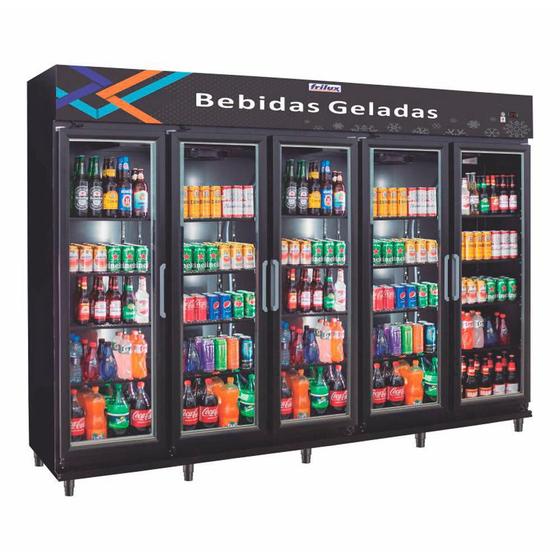 Cervejeira 5 Portas RF024B 2,8MT Frilux Menor preço em Cervejeira 5 Portas RF024B 2,8MT Frilux