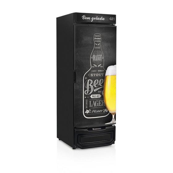 Imagem de Cervejeira 570 Litros Frost Free Porta Cega GRB-57 QC PR Gelopar Preta 127v