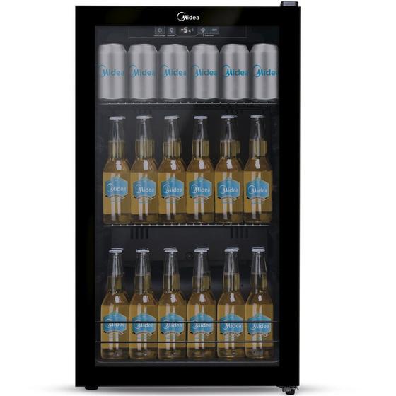 Imagem de Cervejeira 96 Litros Midea Flex Porta Vidro Frost Free Bca10p1