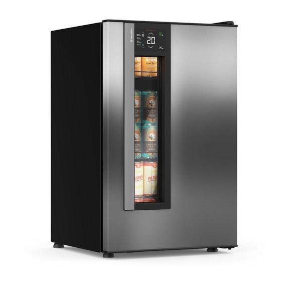 Imagem de Cervejeira Beer Maxx One Inverter 98L Porta Inox Digital +2 a -6ºc VN12TPI 220V - Metalfrio