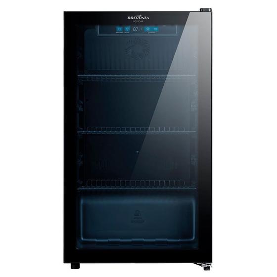 Cervejeira Britânia 96 Litros 3 em 1 Preta BCV130P 220 Volts Menor preço em Cervejeira Britânia 96 Litros 3 em 1 Preta BCV130P 220 Volts