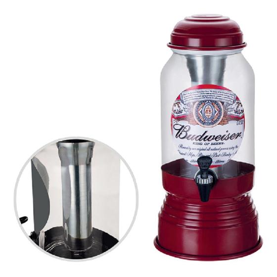 Cervejeira Chopeira Torre Chopp Vidro Budweiser 3,5 L Menor preço em Cervejeira Chopeira Torre Chopp Vidro Budweiser 3,5 L