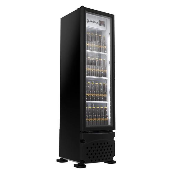 Geladeira/refrigerador 229,5 Litros 1 Portas Preto Porta de Vidro - Imbera Beyond Cooling - 220v - Ccv144