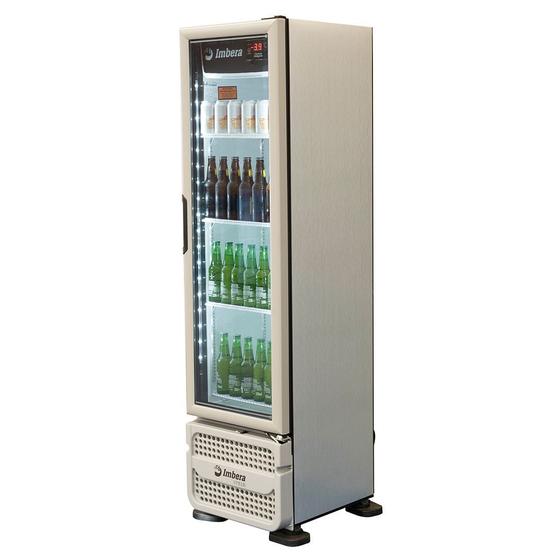 Imagem de Cervejeira Expositor Imbera 230L Porta de Vidro CCV144 Stylus Cinza 220v