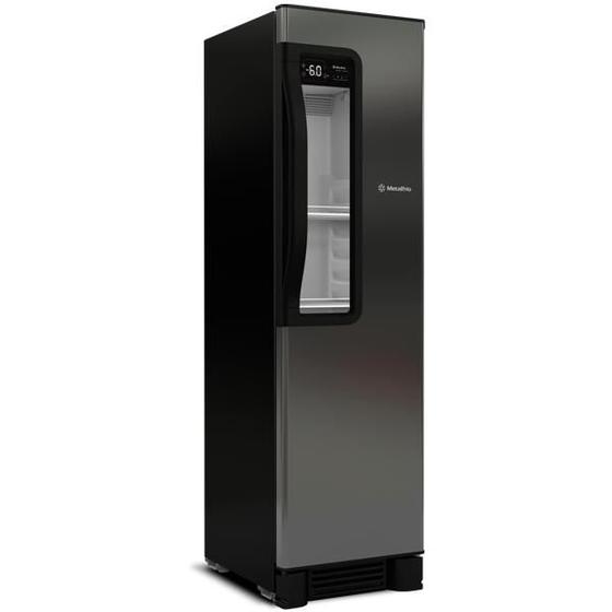 Imagem de Cervejeira Expositor Vertical Metalfrio 324 Litros Beer Maxx Preto Porta Inox VN28TP 220V Tanque plastico