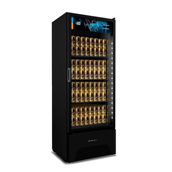 Imagem de Cervejeira Expositor Vertical Porta de Vidro 220V VN50AH Optima All Black 497 Litros - Metalfrio