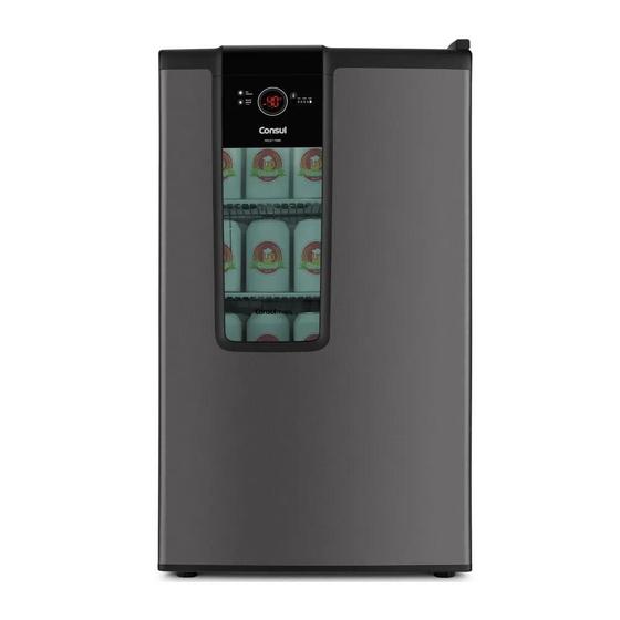 Imagem de Cervejeira Freezer Compacto Consul 82L 220V - Controle de Temperatura Para Suas Bebidas Ficarem No Ponto Perfeito - Aproveite Sua Cerveja Geladinha!