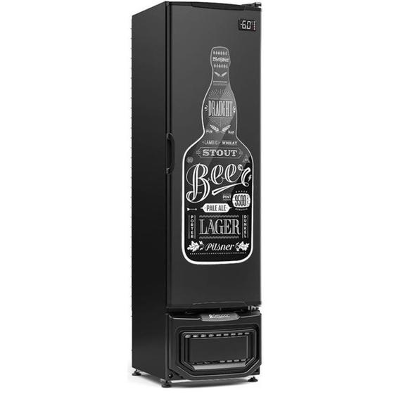 Imagem de Cervejeira GCB-23E PR Porta Cega Adesivada Preta Frost Free 228 L Gelopar - Condensador Estático Silencioso