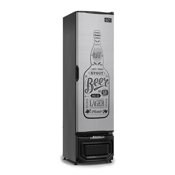 Imagem de Cervejeira Gelopar 228 Litros Cinza Beer Porta Cega 220V (GCB-23EGW)