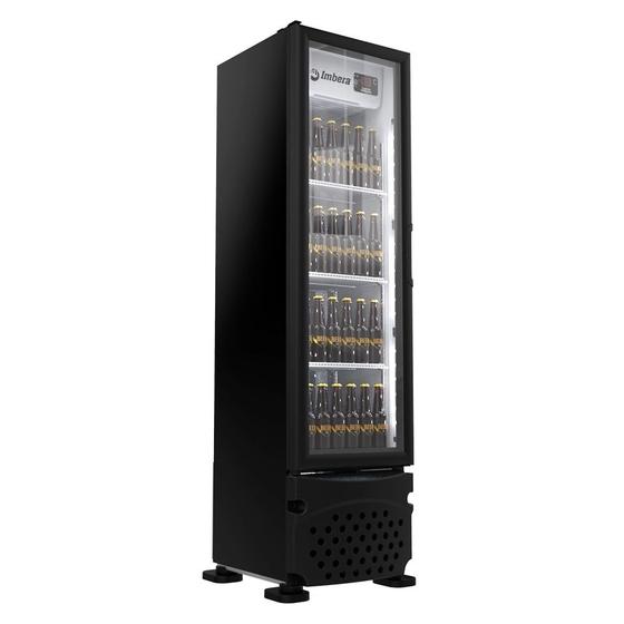 Imagem de Cervejeira Imbera 215 Litros Porta de Vidro Preta CCV144 - 220 Volts