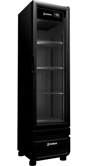 Geladeira/refrigerador 243 Litros 1 Portas Preto Porta de Vidro - Imbera Beyond Cooling - 220v - Ccv144