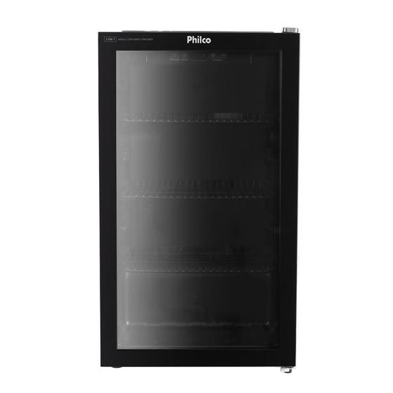 Geladeira/refrigerador 82 Litros 1 Portas Preto - Philco - 110v - Pcv142p