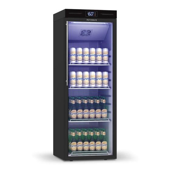 Imagem de Cervejeira Slim Home Beer Vcce230pvs 230L Porta Vidro Preto 127V Refrimate