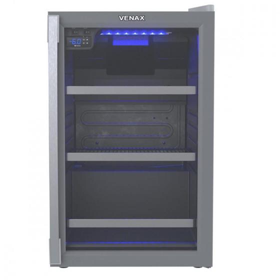 Geladeira/refrigerador 82 Litros 1 Portas Cinza Blue Light - Venax - 220v - Expvqbl100