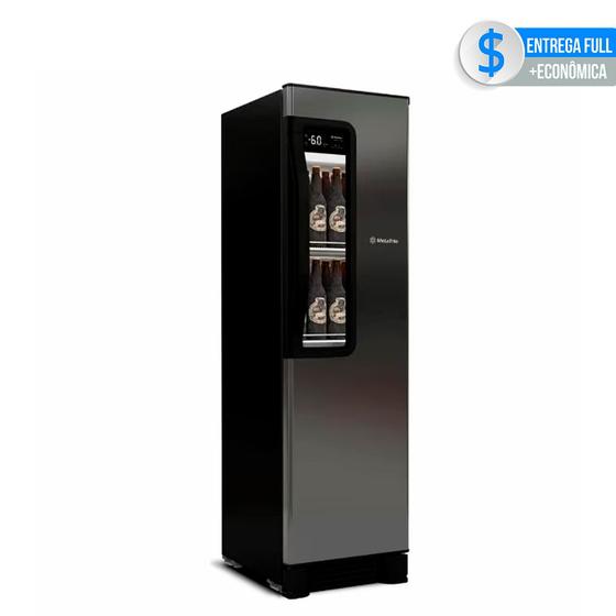 Imagem de Cervejeira Vertical Metalfrio 336 Litros Beer Maxx 300 Porta Glass Viewer Aço Inox VN28TP