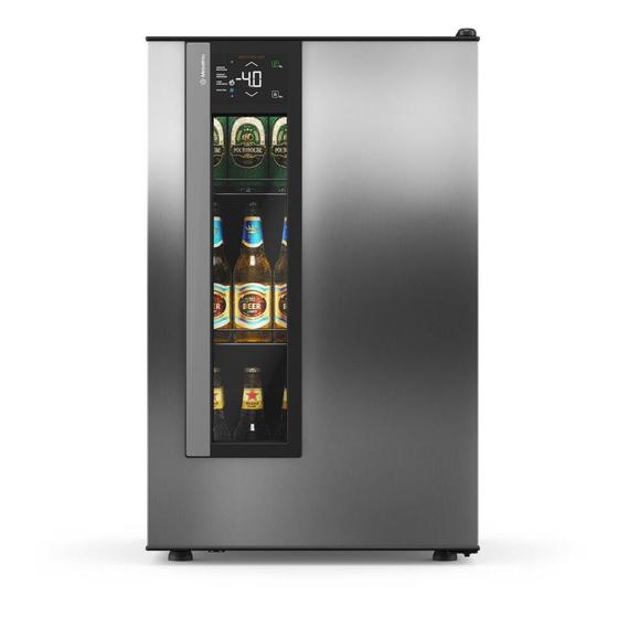 Cervejeira Vertical Metalfrio Beer Maxx One Inverter 114 Litros Glass Viewer Inox VN12TP 220V Menor preço em Cervejeira Vertical Metalfrio Beer Maxx One Inverter 114 Litros Glass Viewer Inox VN12TP 220V