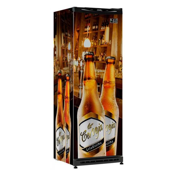 Imagem de Cervejeiro vertical adesivado cv300r com 1 porta 348 litros 220v - esmaltec - 172ax60lx65p