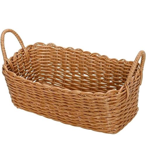 Imagem de Cesta 31cm Comprimento Por 17cm Altura Claro Com Alça Multiuso