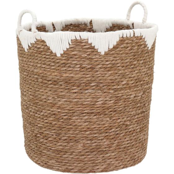 Imagem de CESTA 38x39x39cm FIBRA NATURAL