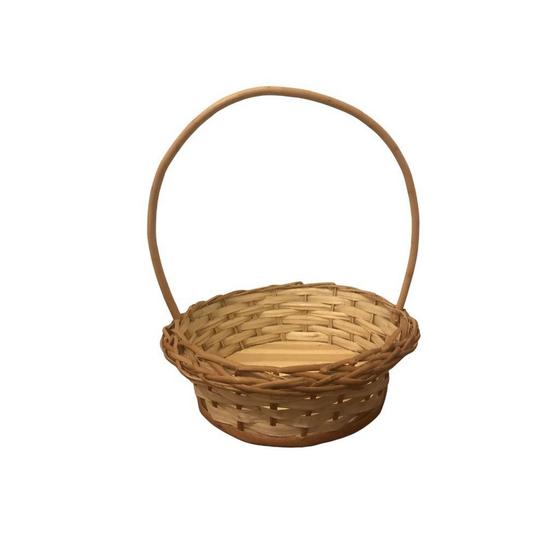 Cesta Artesanal de Vime Redonda Pequena 18X7 CM - Mercado Sustentável ...