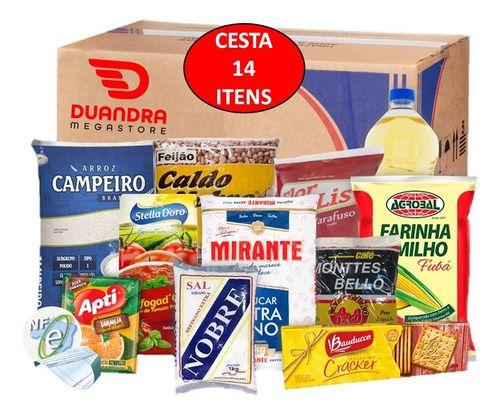 Imagem de Cesta Básica Alimentar 12 Itens Doação e Consumo Próprio