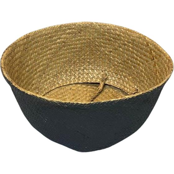 Imagem de Cesta com Alça Decorativo em Palha 45cm