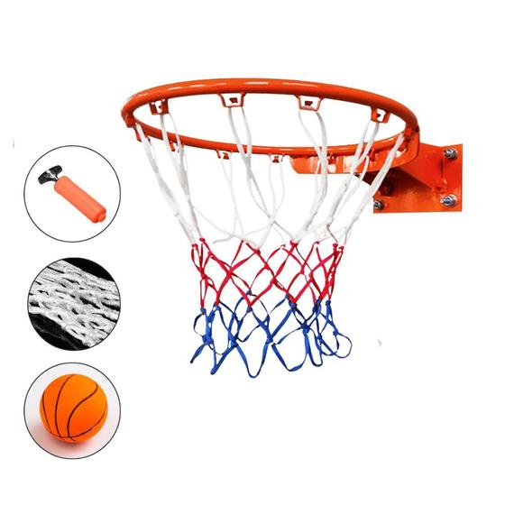Cesta De Basquete Adulto Aro Basketball De Ferro Cesto Basket Grande Conjunto Esportivo Rede Nylon Bola Menino Menina Menor preço em Cesta De Basquete Adulto Aro Basketball De Ferro Cesto Basket Grande Conjunto Esportivo Rede Nylon Bola Menino Menina