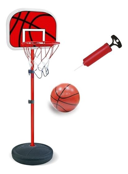 Imagem de Cesta De Basquete Infantil Ajustável Tabela Bola Bomba Rede