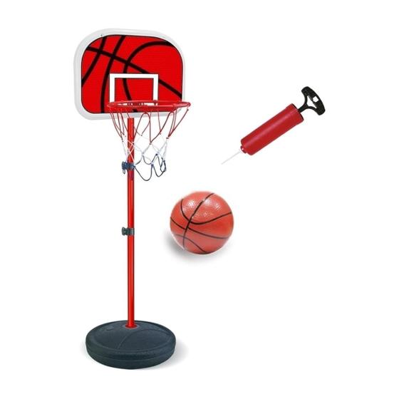 Imagem de Cesta De Basquete Infantil Ajustável Tabela Bola Bomba Rede