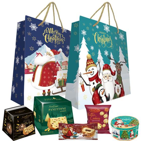 Cesta de Natalina Kit Santa Edwiges 01 Sacola Glitter 1kg Menor preço em Cesta de Natalina Kit Santa Edwiges 01 Sacola Glitter 1kg