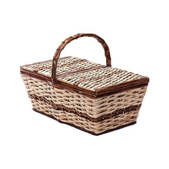 Imagem de Cesta De Piquenique Vime Retangular 474 Picnic 21x18x12