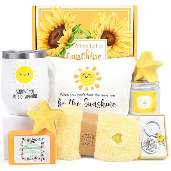 Imagem de Cesta de Presentes Suhctuptx "Sending You Sunshine" - Para Mulheres